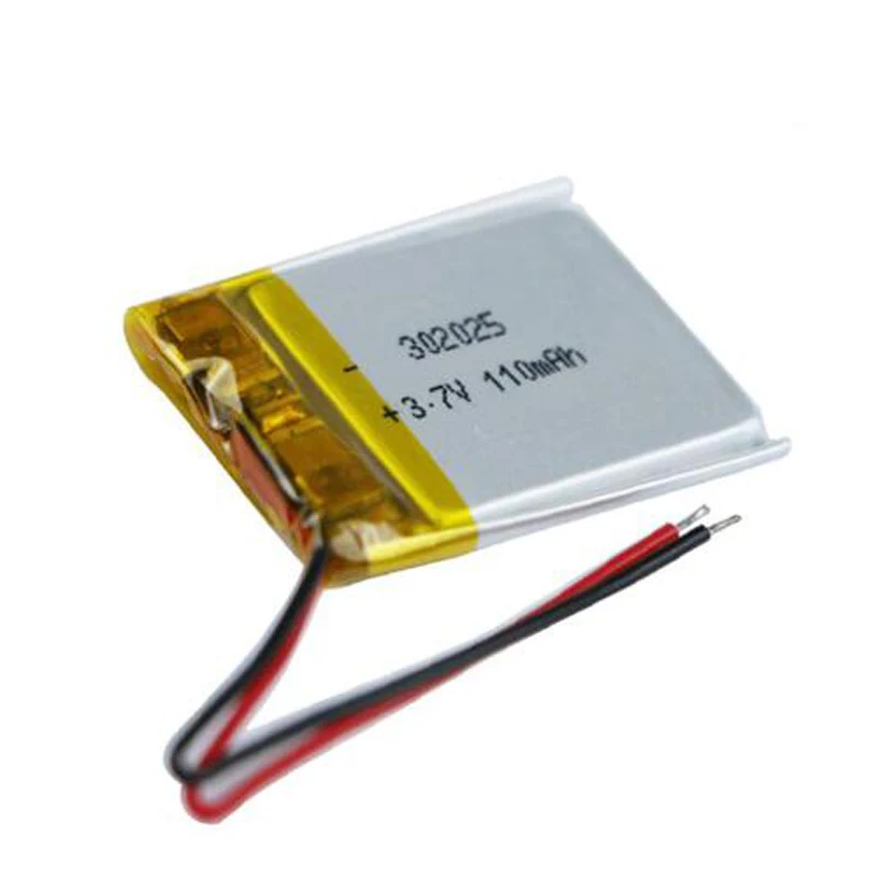 Полимерный аккумулятор ithium 110 мАч 3 7 В 302025 для GPS PSP MP3 MP4 MP5 DVD маленькие игрушки