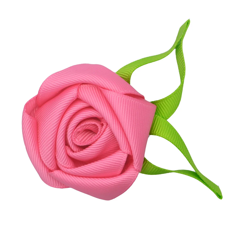 2 inch Small Flower Girl's Hair Bow 10PCS Handmade Multi Colors Grograin Ribbon Rose Clip Barrettes Accessories | Детская одежда и