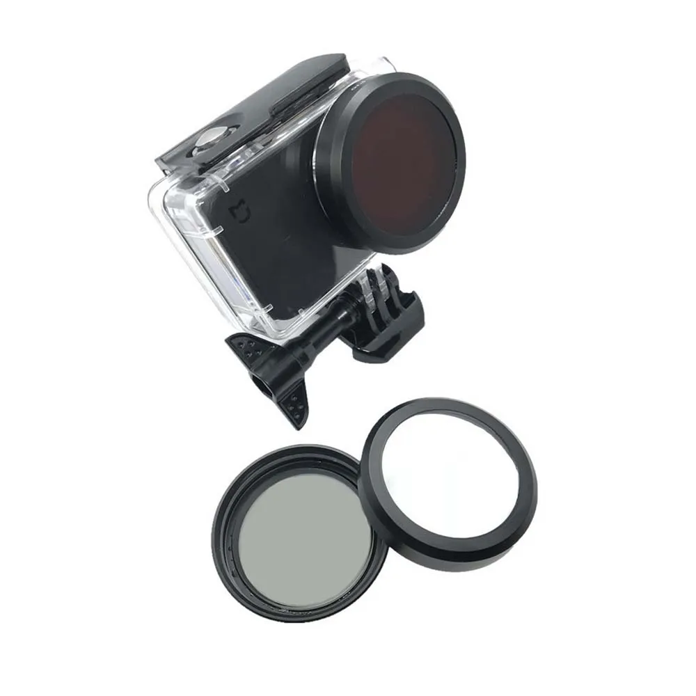 JINSERTA UV CPL красный фильтр крышка объектива для Xiaomi mijia водонепроницаемый чехол Xiaomi mijia камера аксессуары