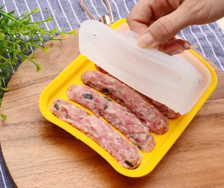 DIY силиконовая форма для изготовления колбасы приготовления бургеров хот догов