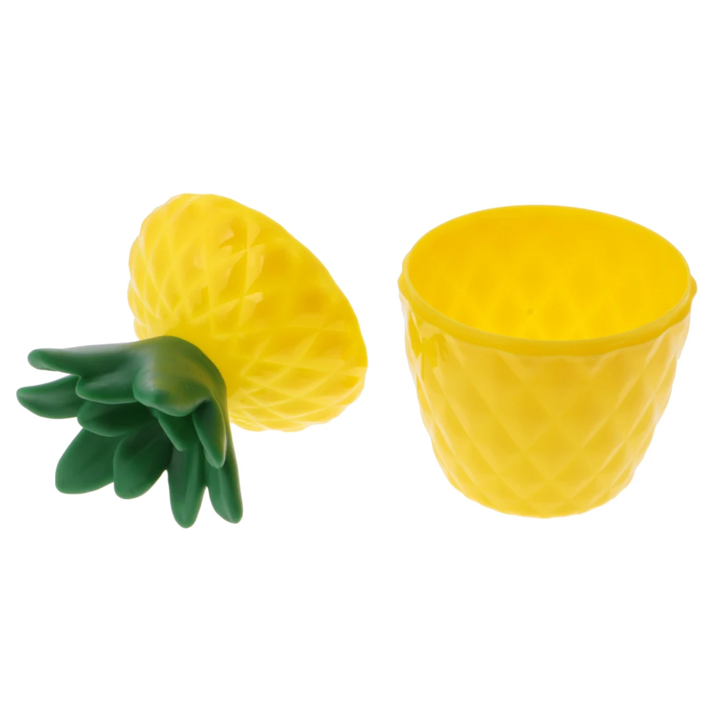 

10pcs Plastic Fruit Pineapple Drink Cup With Straw Hawaiian Party Decoration for Wedding Festival Event & Party Decoration