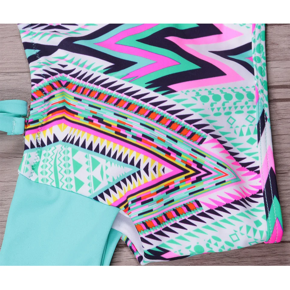 Женский купальник-бандо Raintropical Бандажное бикини с принтом на лето 2019 | Женская