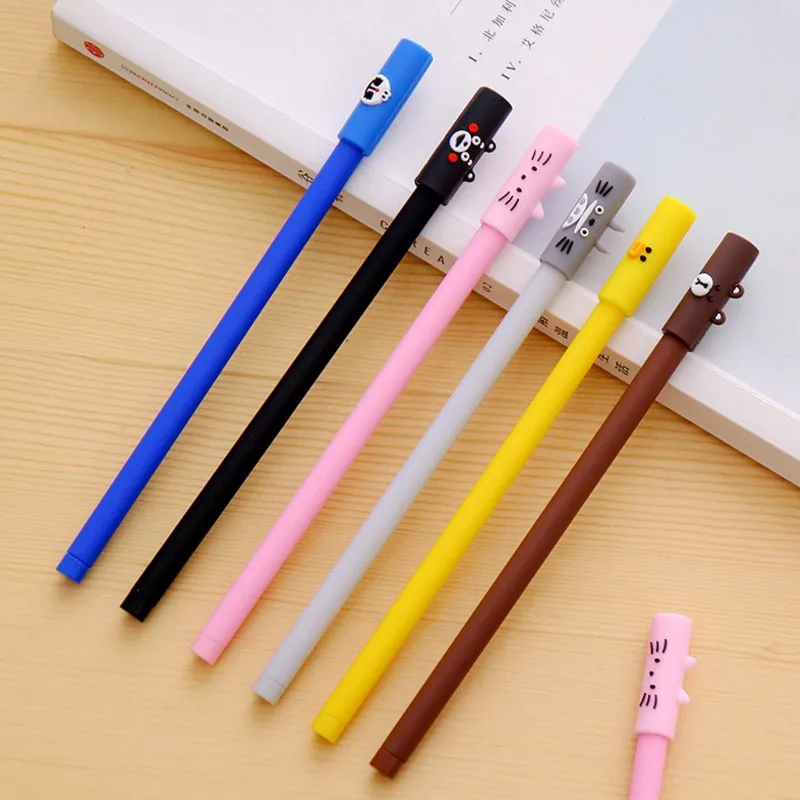 1 шт шариковая ручка канцелярские милые с героями мультфильма Тоторо и черными