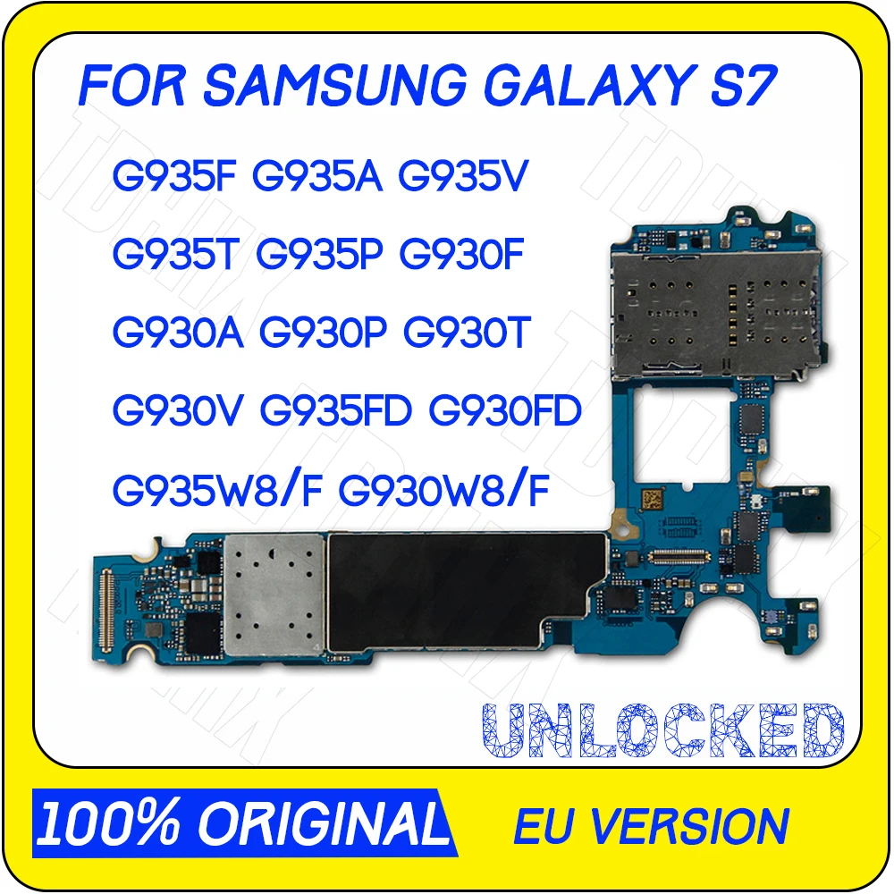 32 Гб для samsung Galaxy S7 край G935F G935A G935V G935T G935P G930F G930A G930P G930T G930V G935FD G930FD материнская плата