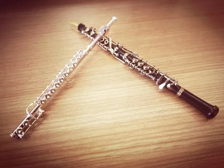 Лиз и синяя птица Миниатюрная модель флейты мини oboe музыкальный инструмент украшения подарок и украшение