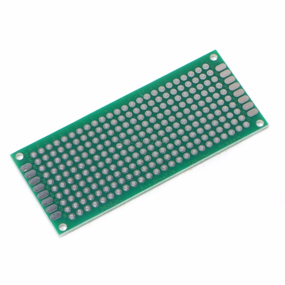 Двухсторонний прототип 10 шт. 3х7 см DIY PCB Луженая Стекловолоконная универсальная
