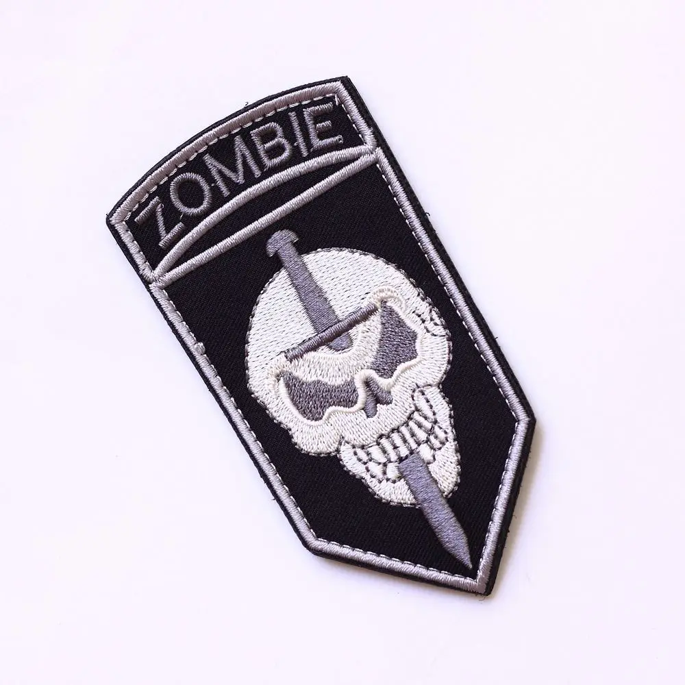 TSNK военные энтузиасты вышивка патч армейский Тактический бейдж &quotзомби&quot