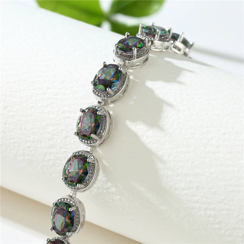 Женский браслет с цепочкой CARSINEL блестящий из Кубического циркония AAA|bracelets for|chain