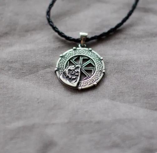 1 шт. оптовая продажа подвеска в виде медведя Викинга славянский символ