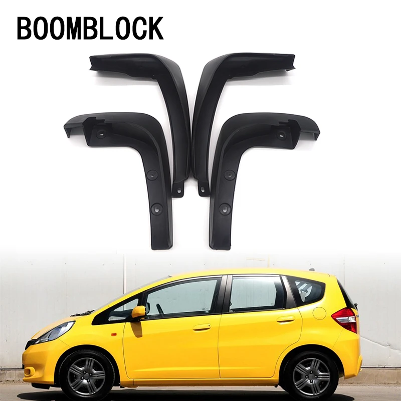 Автомобильные передние и задние брызговики BOOMBLOCK 1 комплект/4 шт. для Honda Fit/Honda Jazz
