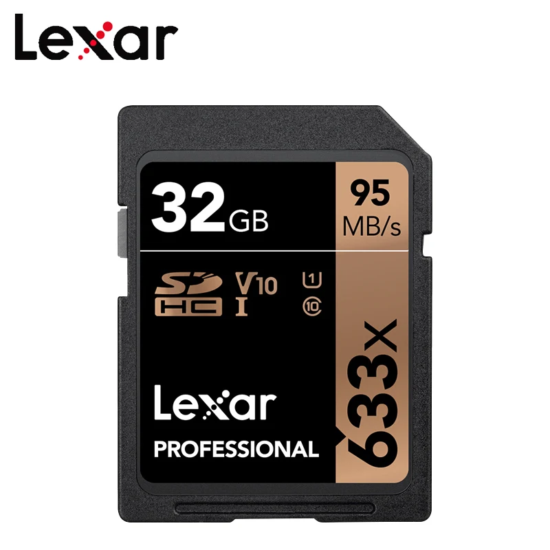 Lexar 95 МБ/с./с 128 ГБ sd-карта для камеры оригинальная флеш-карта класс 10 32 16 tarjeta SD 64