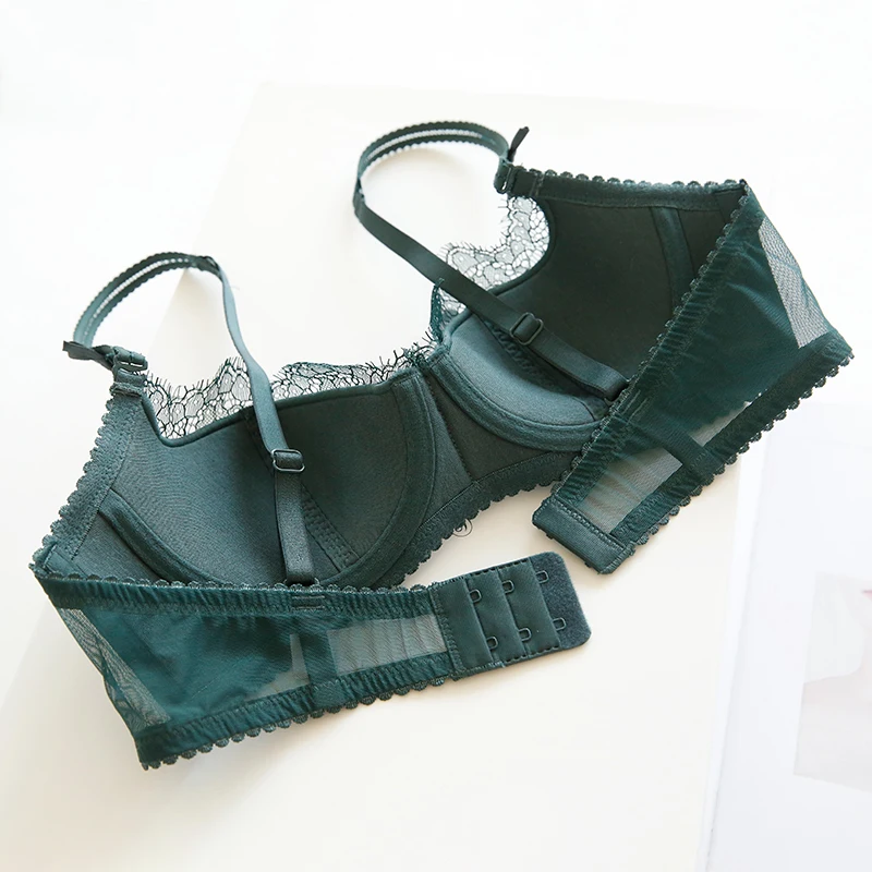 Европейский романтичный сексуальный Набор хлопковых бюстгальтеров с половинной
