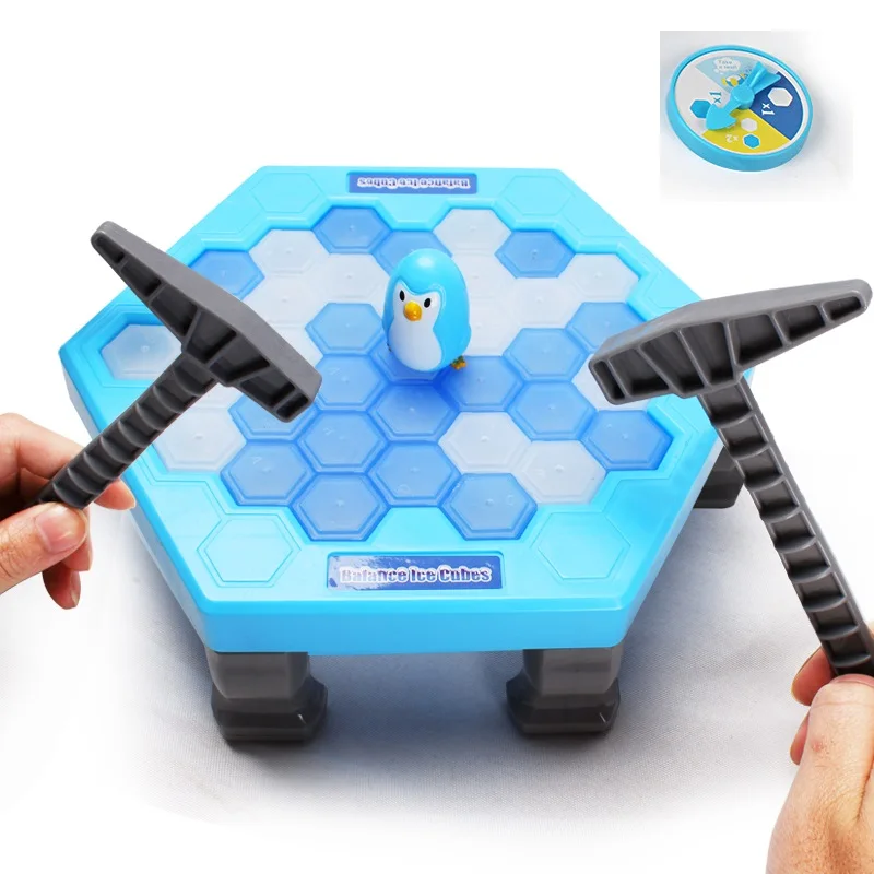 

Save Penguin Trap Activate Funny Game Interactive Ice Breaking Table Penguin Trap Entertainment Toy for Kids Family Fun Game