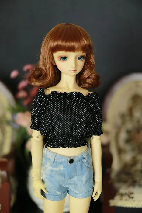 Милая кукла BJD горшок короткая рубашка 3 цвета для 1/4 MSD 1/3 SD13 SD16 Кукла Одежда CWB5|shirt