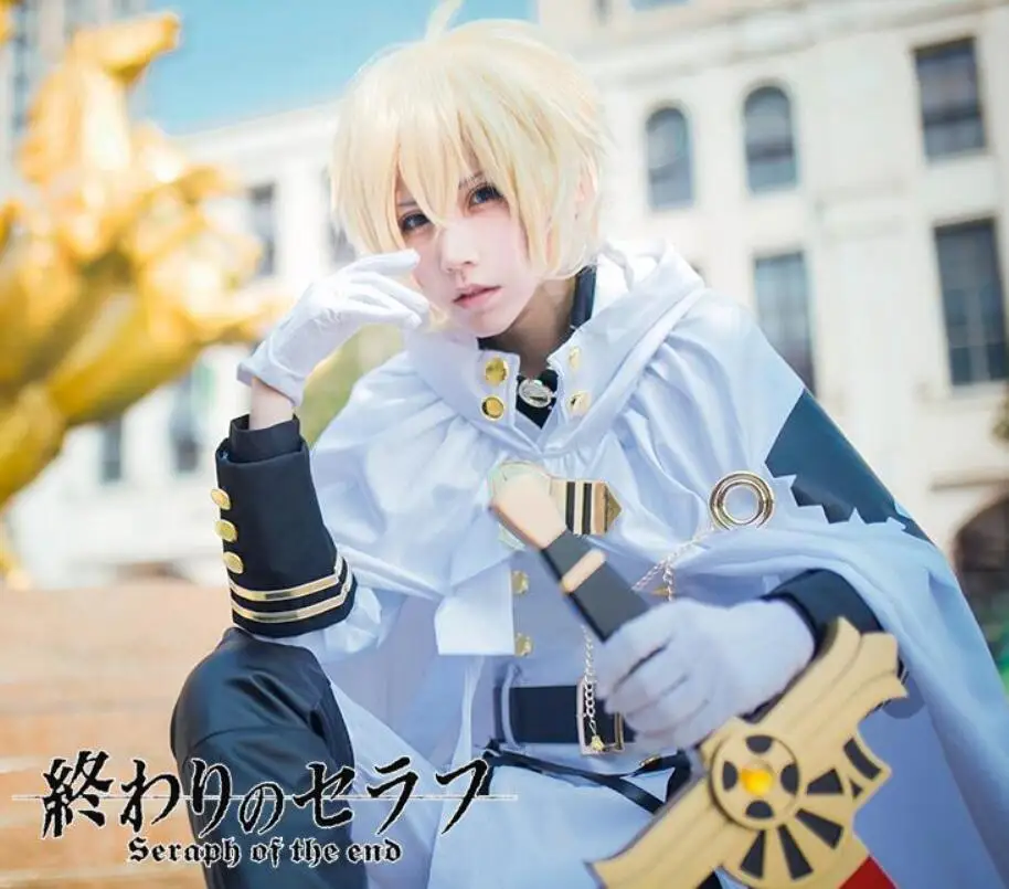 Серафим конца Cos Mikaela Hyakuya вампир косплей костюм Owari no Serafu Хэллоуин полный комплект