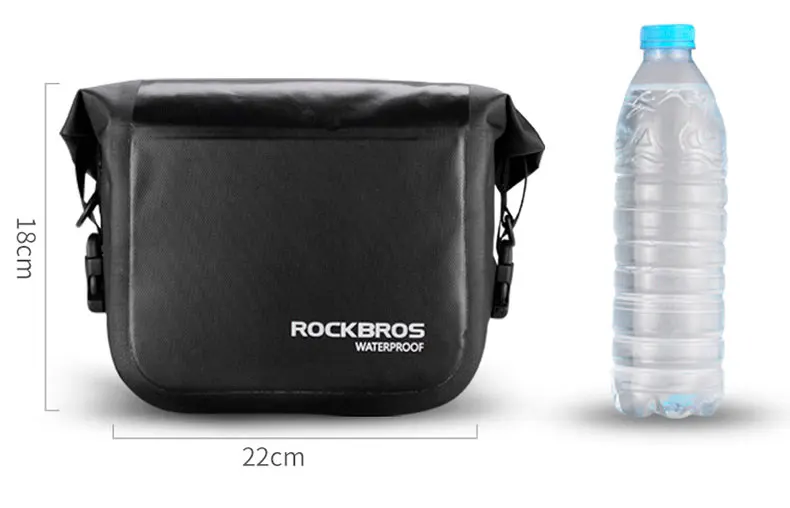 ROCKBROS Mtb велосипедная Передняя сумка 4л водонепроницаемая сумка на руль велосипедная Рама сумка передняя Труба Карманный наплечный пакет bmx Аксессуары для велосипеда