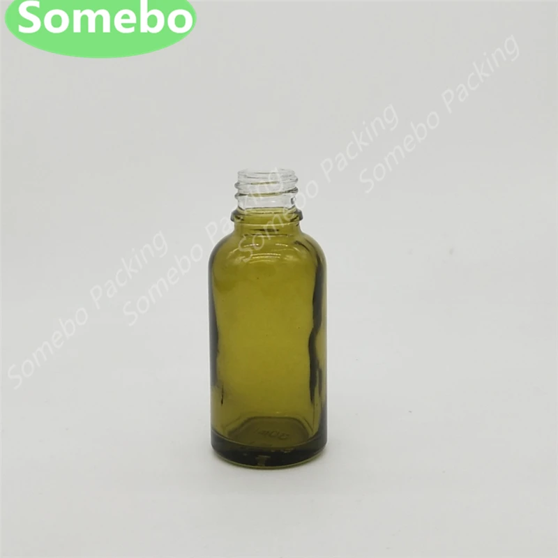 200x30 мл оливково-зеленая стеклянная бутылка-спрей бутылки для красоты стеклянные