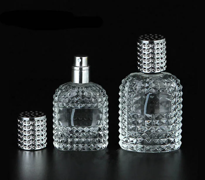 

50pcs/lot 30ml 50ml New Style Pineapple Portable Glass Perfume Bottle With Spray Empty With Atomizer Refillable Bottles
