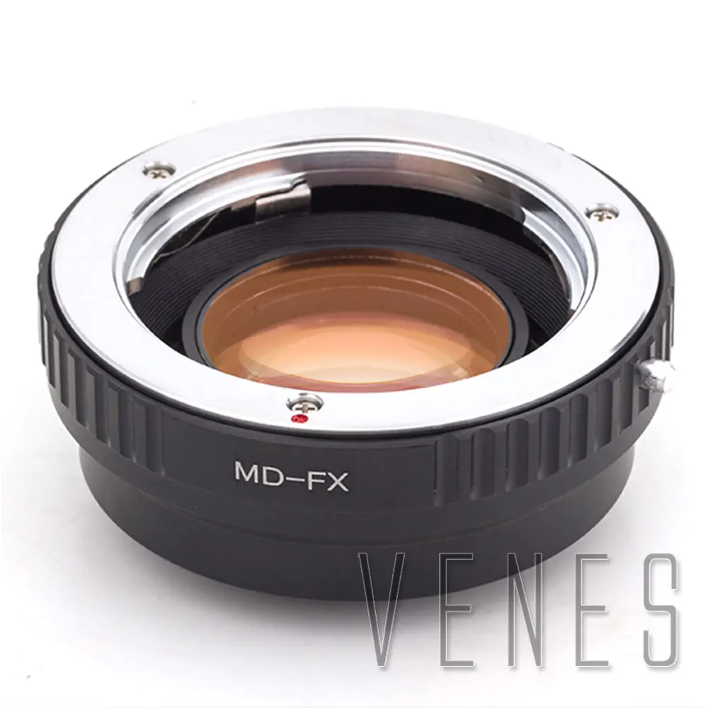 Venes MD - FX, Speed Booster Focal Reducer Lens Adapter Suit For Minolta MD Lens to Suit For Fujifilm X Mount Camera