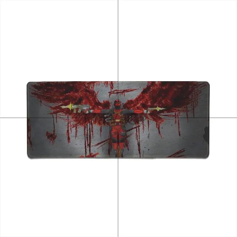 Lock Edge 40X90cm MaiYaCa, высокое качество, Дэдпул, Человек-паук, прочный мягкий резиновый Прямоугольный Коврик для мыши, компьютера, ноутбука, мыши, коврики, игровой коврик для мыши - Цвет: Lock Edge 40X90cm
