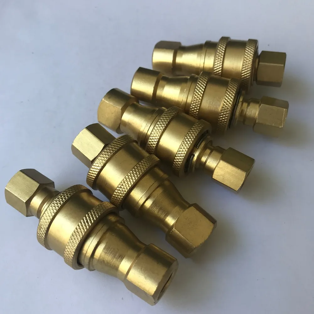 30 комплектов (60 шт = мужских + женских) 1/4 &quotISO 7421 Bseries гидравлические