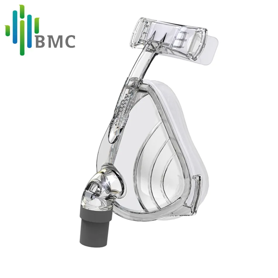 BMC FM2 Full Face Mask Модная родо-носовая маска для CPAP аппарата с размером S / M / L помогает пациентам с храпом получить эффективную терапию