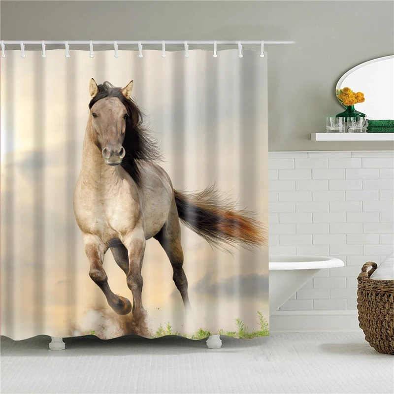 D0339 Животные Собака cortinas de bano navidad Mildewproof ванная комната занавеска для душа украшение дома полиэстер ткань для Ванной Экраны - Цвет: D0339