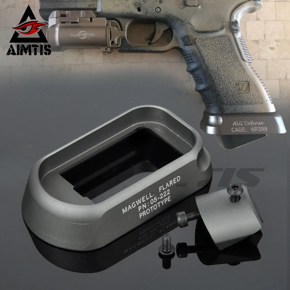 AIMTIS Tactical ALG Defense Magwell для пистолета страйкбола Gen3 Glock 17 18C 22 24 31 35 Handgun Speed Reloading Magazine