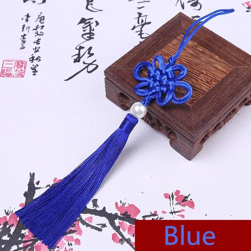 2 шт./упак. цвет китайский узел кисточкой ремесла Национальный украшения дома