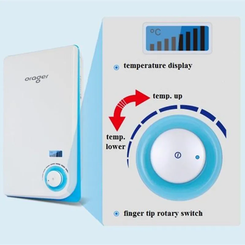 Непрерывный водонагреватель мгновенный горячий Электрический безрезервуарный