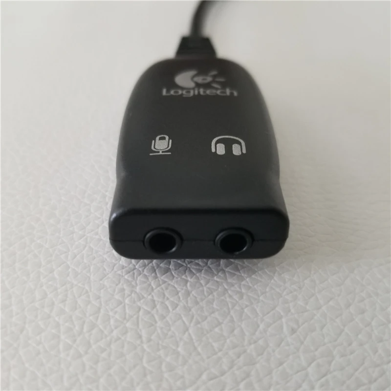 Звуковая карта Logitech USB для микрофона 3 5 мм + стандартная звуковая со