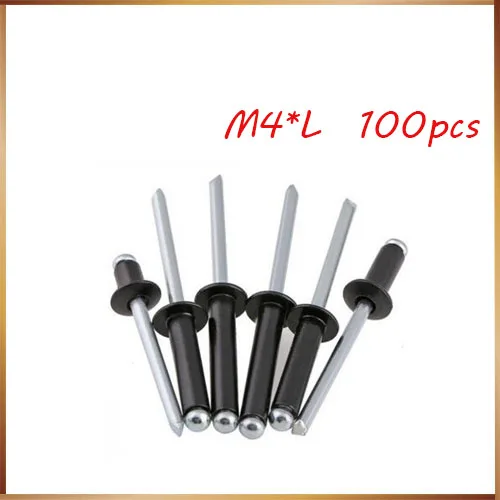 100 шт. алюминиевые заклепки M4 * Lmm|pop rivets|blind rivetrivet pop |