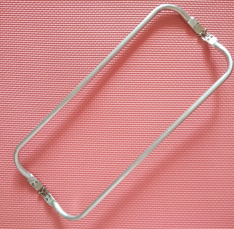 16 дюймовые трубчатые Пружинные Алюминиевые прямоугольные рамки для кошелька