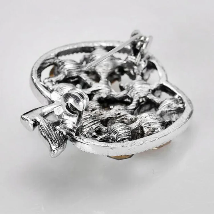 Full Rhinestone Fruit Brooches For Women Shinning Summer Brooch Pin Dress Coat Hat Broches Luxury Jewelry | Украшения и