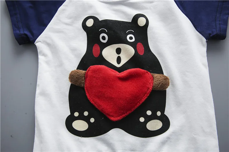 2 шт. для маленьких мальчиков детские малышей Повседневное Одежда Комплекты