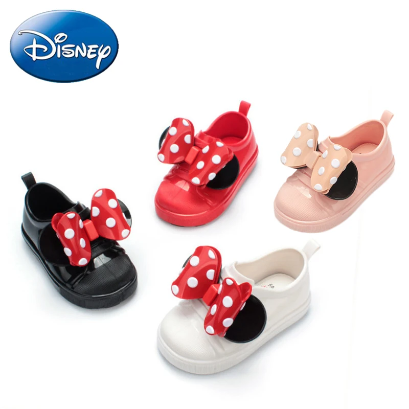 Disney/Новинка детская повседневная обувь для девочек с изображением Минни мягкая путешествий милая