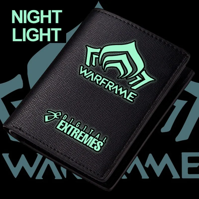 Short-Night Light MeanCat Популярные онлайн-игры Warframe PU кошельки PC Игры Warframe короткий кошелек с функцией ночной Светильник - Цвет: Short-Night Light