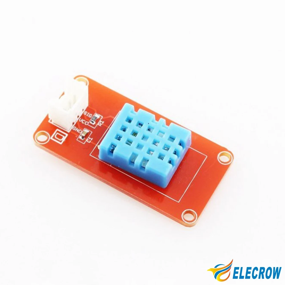 Elecrow Crowtail Temperature Humidity Sensor Module Electronic DIY Kit 3 Pin Cable Wire | Электронные компоненты и