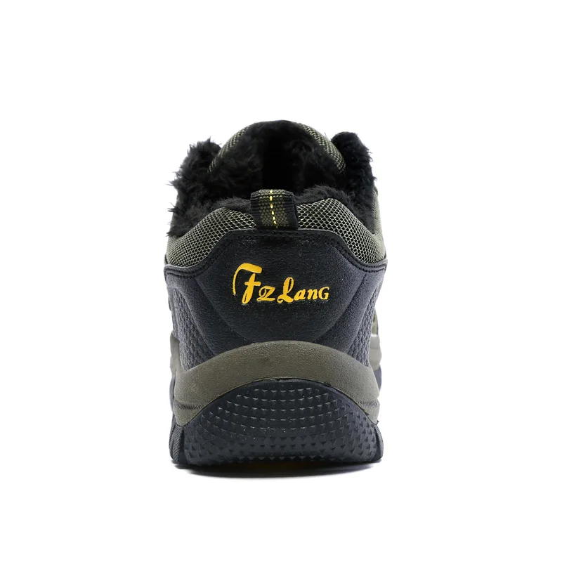 Big Size Men Women Hiking Shoes Winter Leather Outdoor Waterproof Hunting Boots Man Mountain Trekking Climbing Sneakers | Спорт и