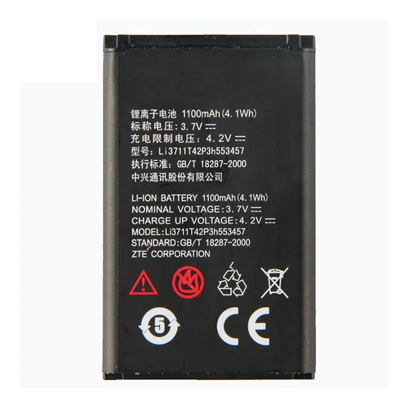 Оригинальный аккумулятор Li3711T42P3h553457 для телефона ZTE Racer | Мобильные телефоны и