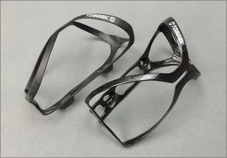 TOSEEK Ultralight Carbon Fiber Bicycle Water Bottle Holder BMX Mountain Road Bike Cage Gloss/Matt | Спорт и развлечения