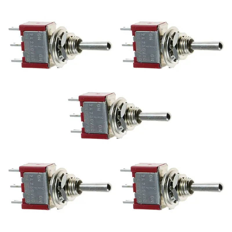 5 х мини мгновенный (ВКЛ) Off(On) тумблер модели железнодорожного Досуг SPDT 12V