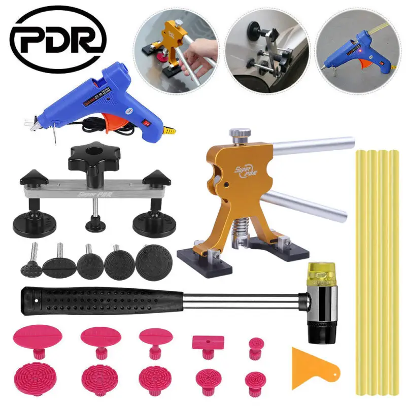Preço Ferramentas De Pdr Paintless Dent Removal Tool Kit Para O Corpo Do Automóvel Geladeira Carro Dent Repair Tools Kit Pdr Dent Extrator
