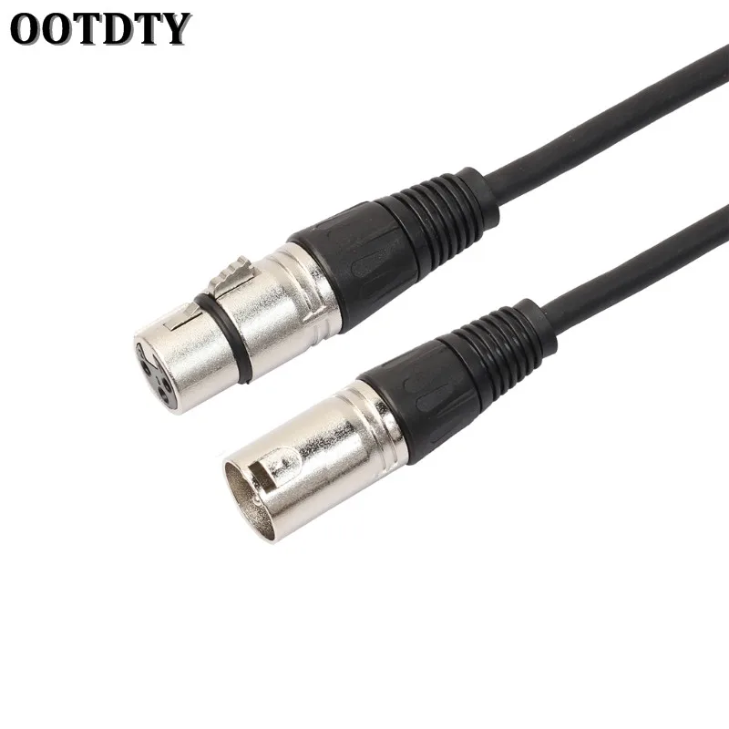 Кабель для микрофона OOTDTY 1 фута экранированный сбалансированный 3-контактный XLR