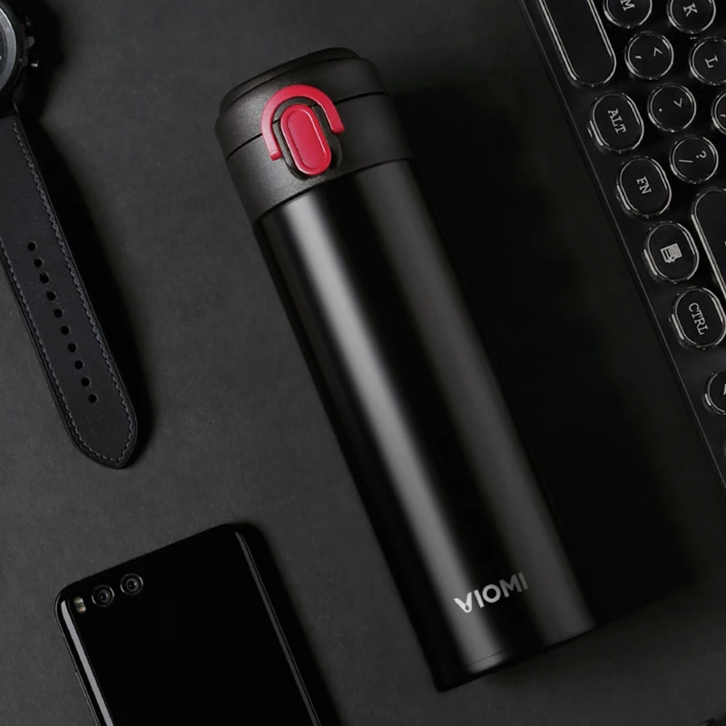 Xiaomi Mijia VIOMI термос 316 нержавеющая сталь чашка одна рука на/закрыть колбу бутылка