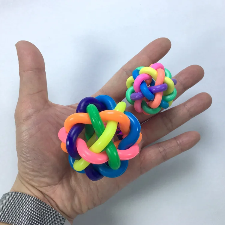 Изделия для домашних кошек молярный цветной резиновый шар Puzzl Toys