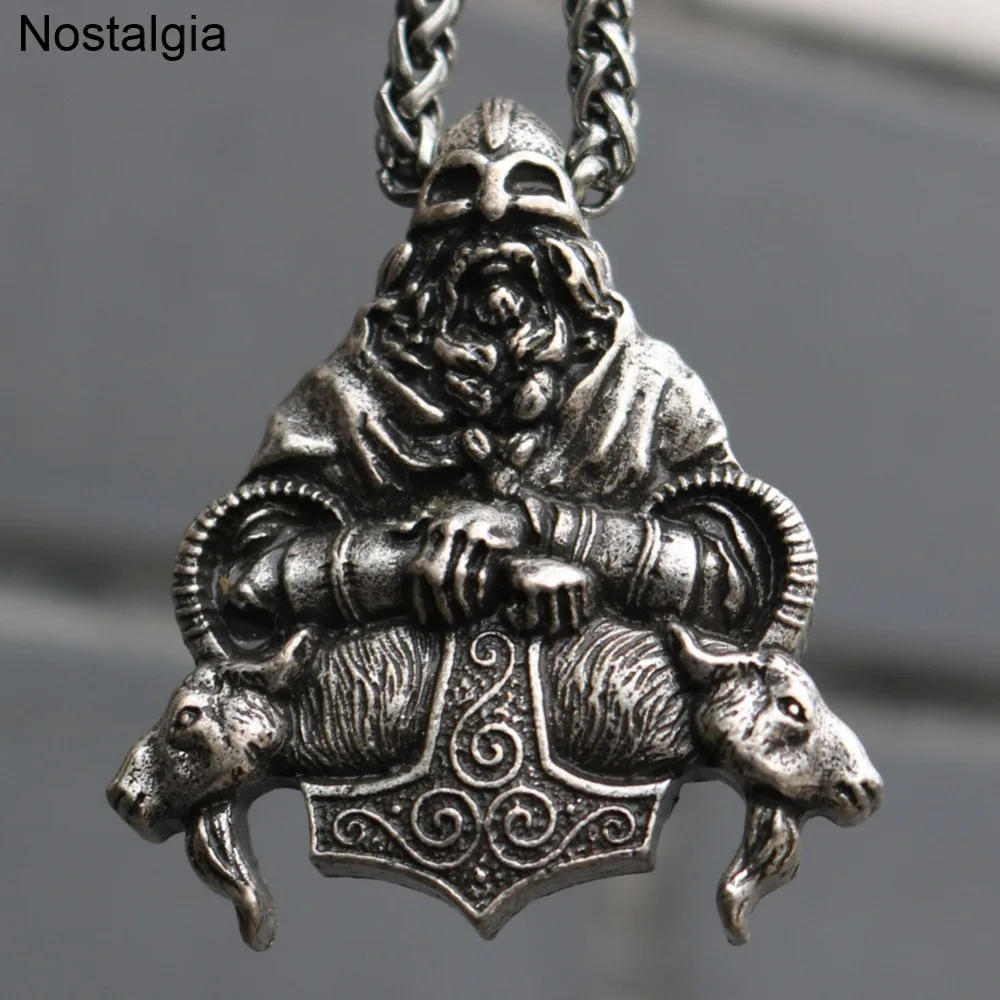 Ностальгия один Рам амулет Тор молот Мьёльнир кулон Wicca Pagan ожерелье талисман Norse