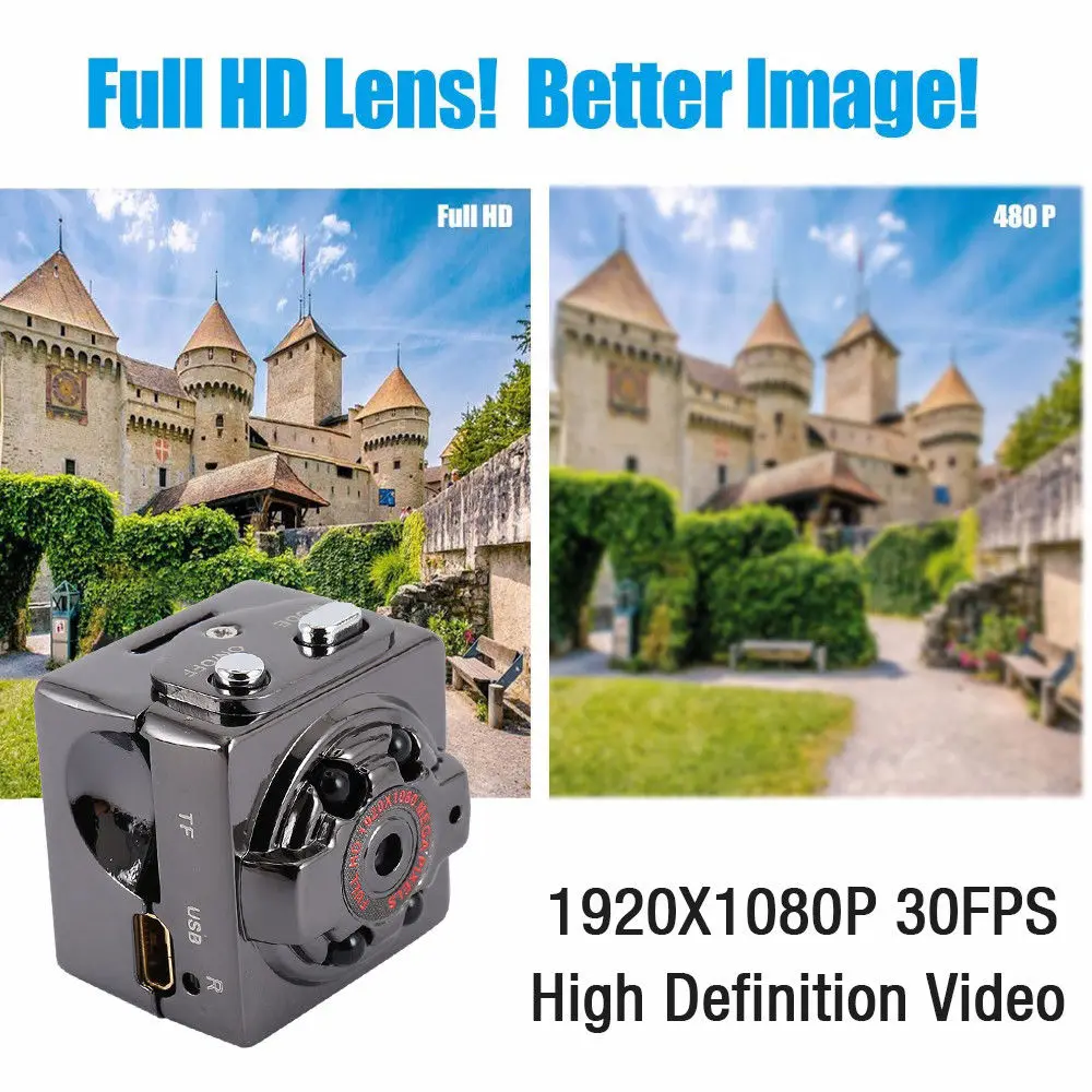 

8GB Card+HD1080P Digital Mini Camera Wireless Video Motion Activated Cam