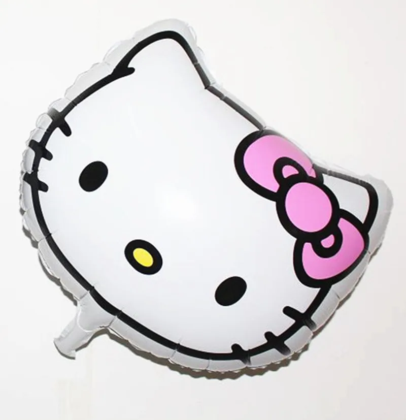 50 шт. воздушные шары hello kitty голова кота из мультфильма воздушный шар