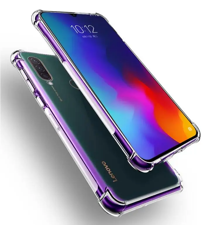 Для lenovo Z6 Lite L38111 чехол Противоскользящий Мягкий силиконовый для Youth Edition Z5S Z5 K8 Plus